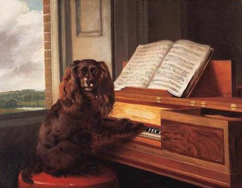 Portrait of an Extraordinary Musical Dog